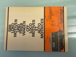 Livre SBB CFF Locomotives et Automotrices 1976