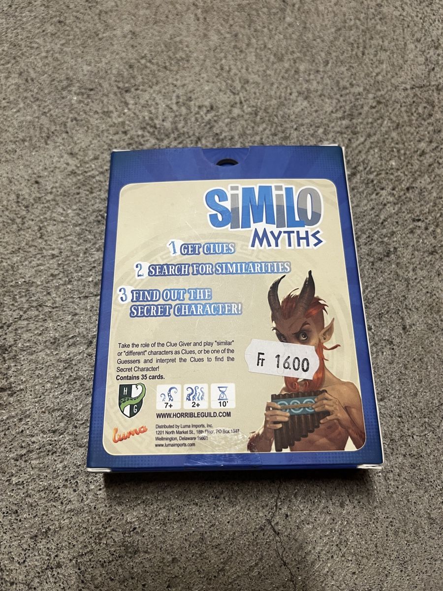 Giochi: Kartenspiel "Similo Myths" – Nuovo (secondo la descrizione) da Neuenhof venduto da Dorka.mako 1