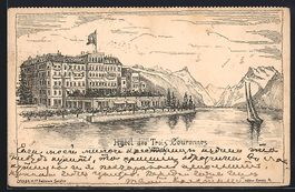 Litho Vevey, Hotel des Trois Couronnes