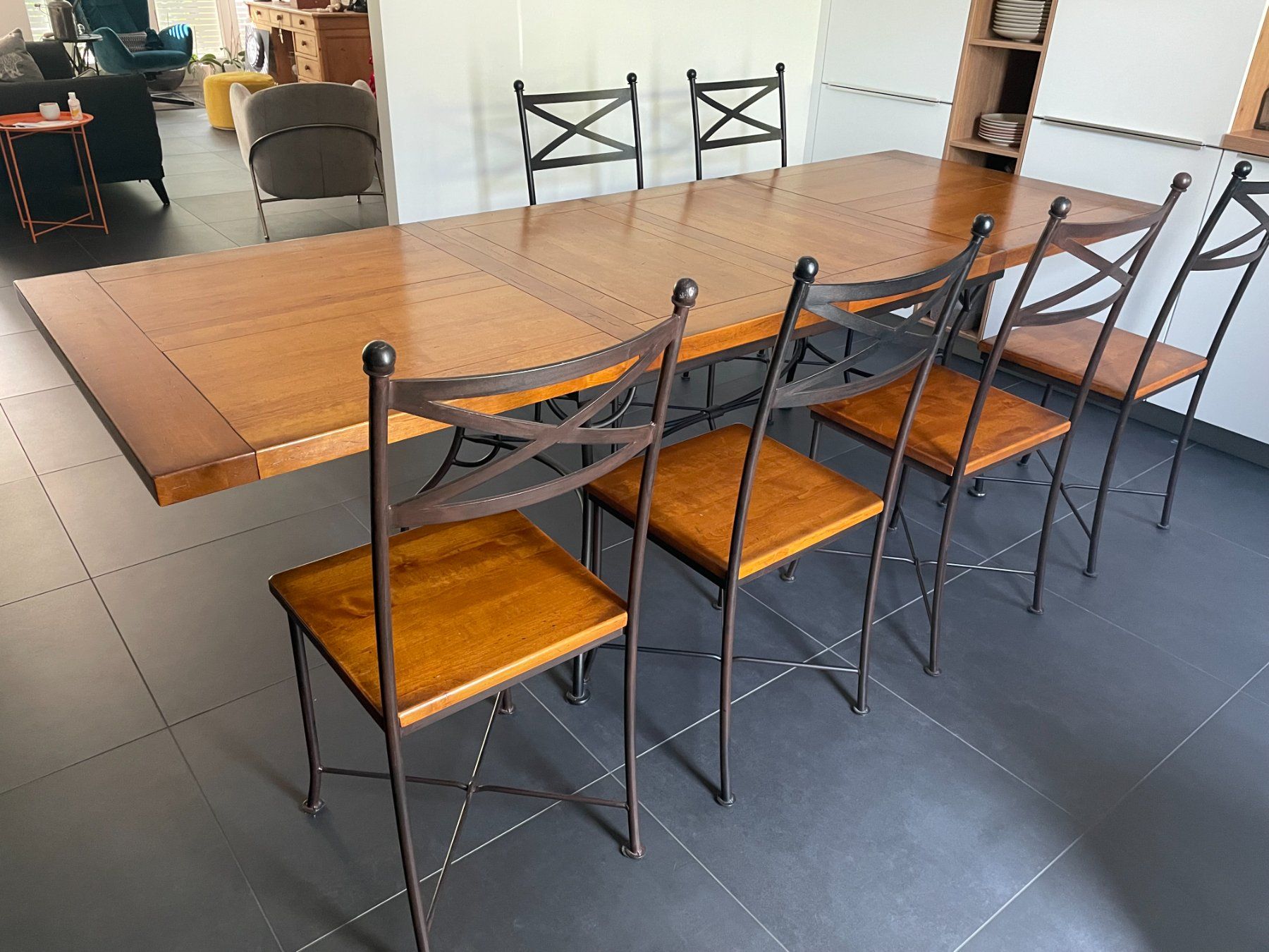 Set di tavolo e panche: Table de salle à manger avec chaises – Usato da Onex venduto da lul_wjz2 3