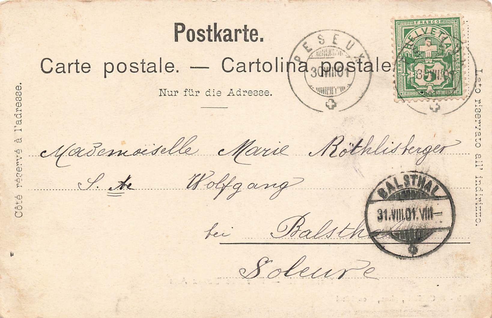 Ansichtskarten: Neuchatel – Gebraucht aus Biasca von Blenio71 1