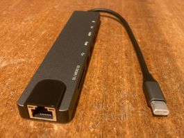 USB C Hub 8 in 1 mit RJ45 NEU