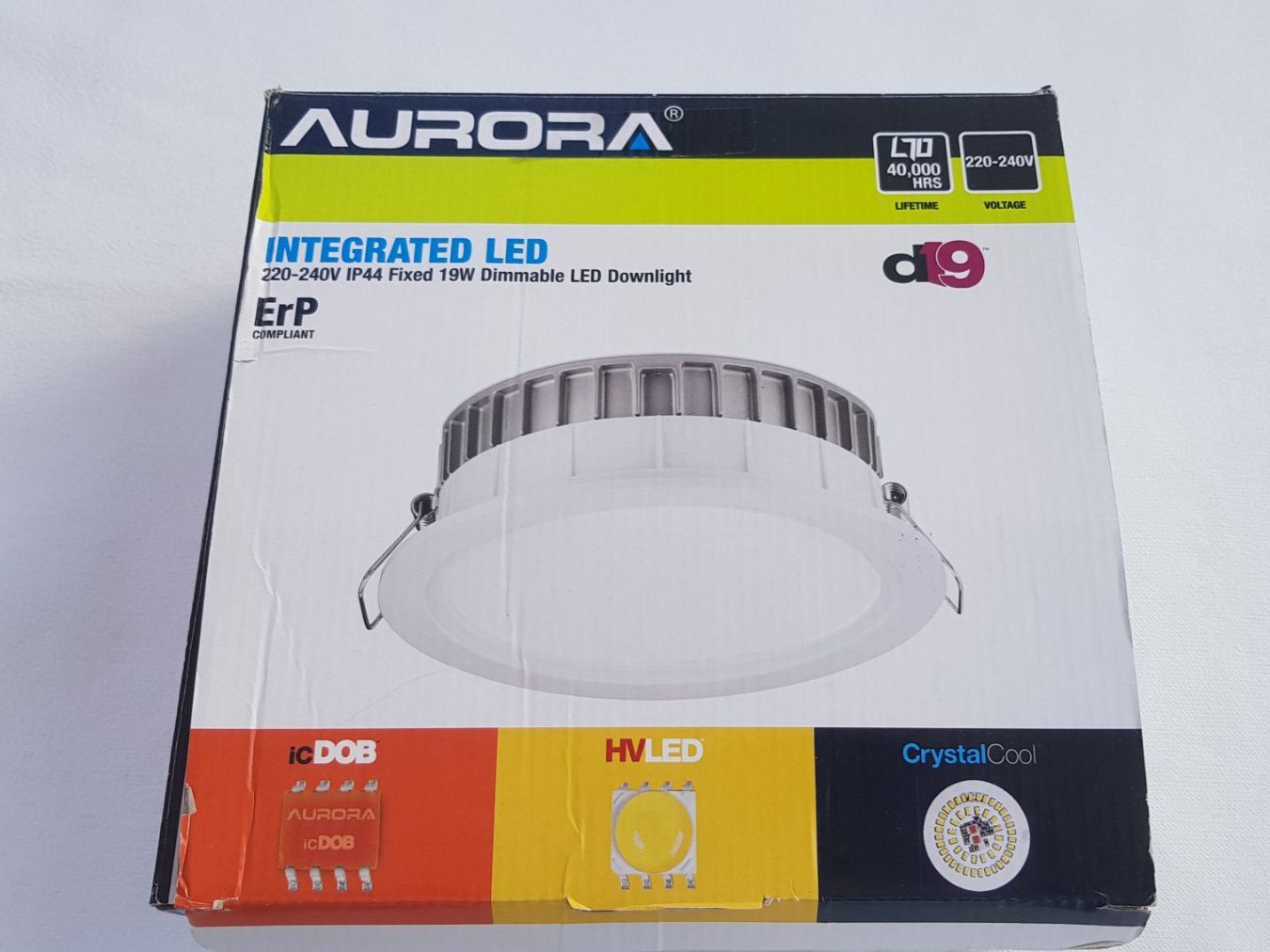 Lampade: Aurora LED Einbaustrahler, AURORA AU-DLB20019BW/40 – Nuovo e nell'imballaggio originale da Näfels venduto da BonFra 2