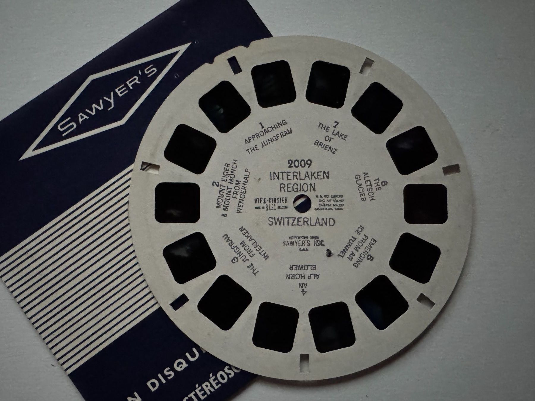 View-master Giocattoli: View-Master 3D: Nr. 2009 INTERLAKEN REGION – Usato da Tegerfelden venduto da siebenmacky 2