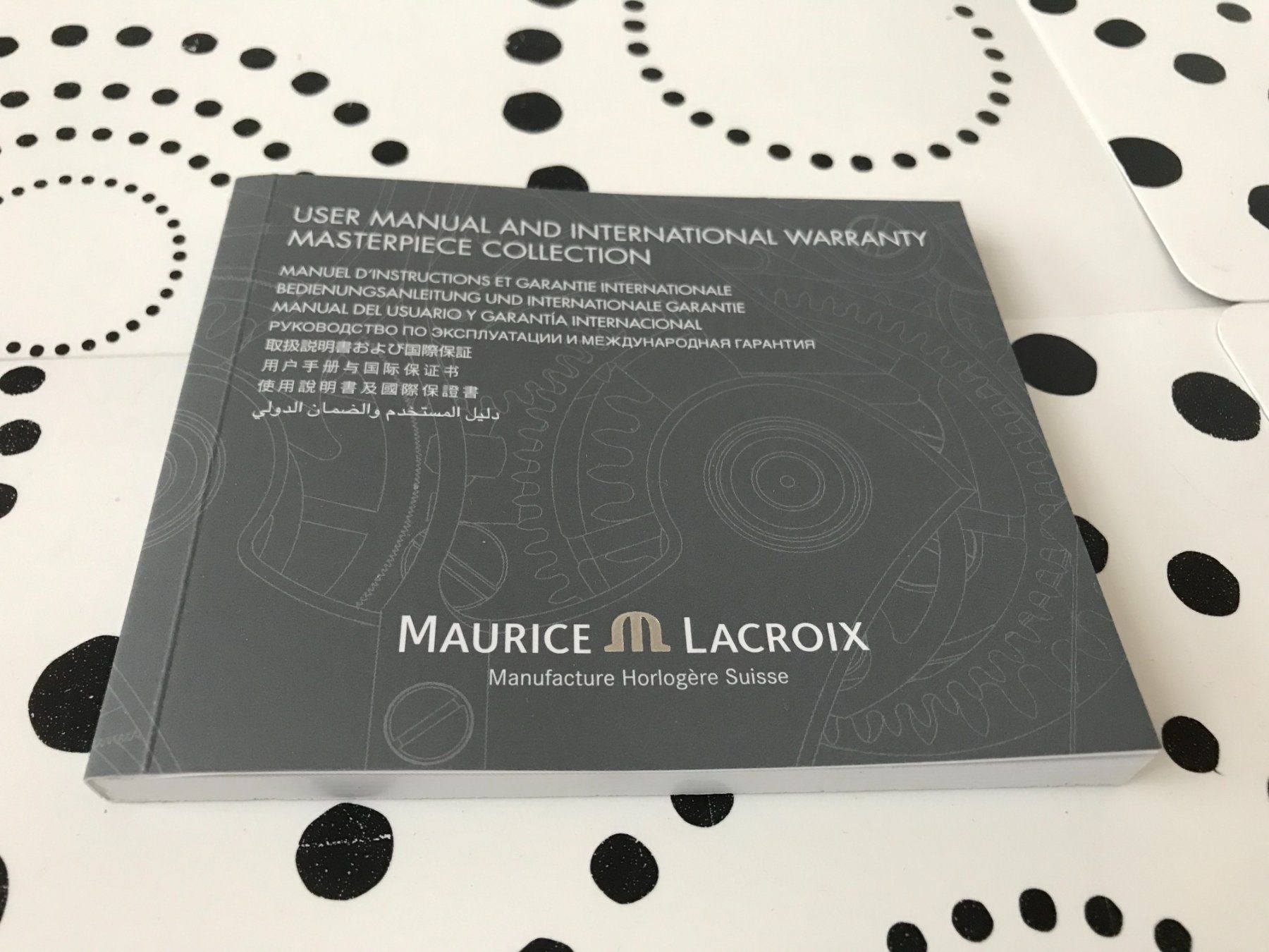 Dokumente: MAURICE LACROIX - OPERATING INSTRUCTIONS FOR US WATCHES !!! – Gebraucht aus Epalinges von dream-watch