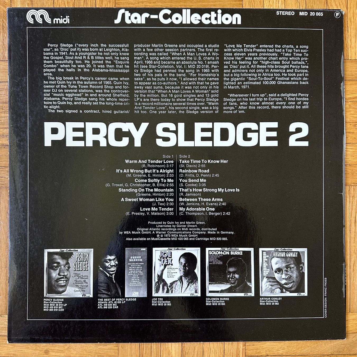 Dischi in vinile: LP - Percy Sledge – Star-Collection Vol. 2 – Usato da Breganzona venduto da Onairda75 1