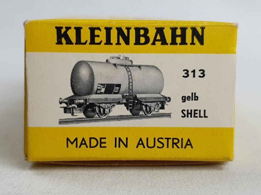 Kleinbahn Modellini di ferrovie: Kleinbahn 325 DC ÖBB Kesselwagen "Shell" , OVP – Usato da Seon venduto da voAllBah 6