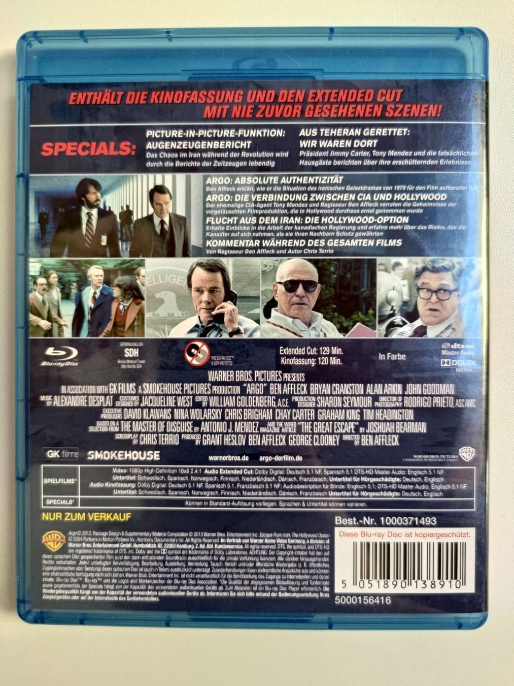 Tutti i DVDs: Argo – Usato da Liestal venduto da Kratzilla 2