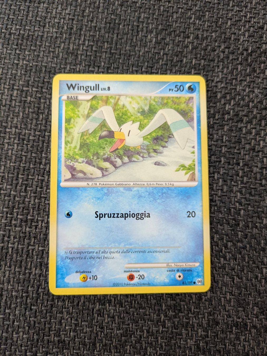 Pokémon Carte collezionabili: WINGULL LV.8, ARCEUS, AR81, COM, 2010, ITA, GD – Usato da Losone venduto da AlpineLayer