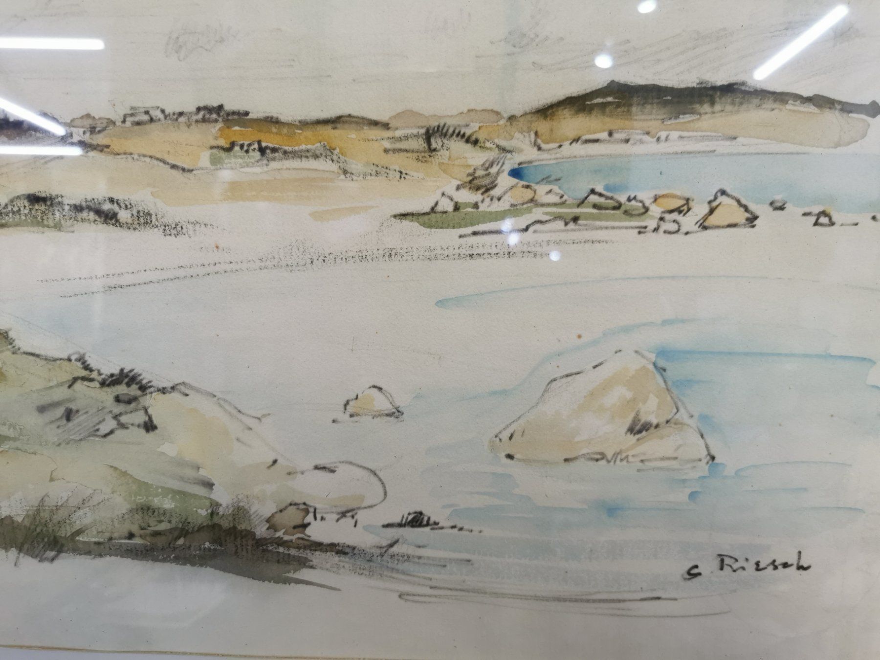 Gemälde: GRANDE AQUARELLE SIGNÉE – Gebraucht aus Genève von Qanil77 2