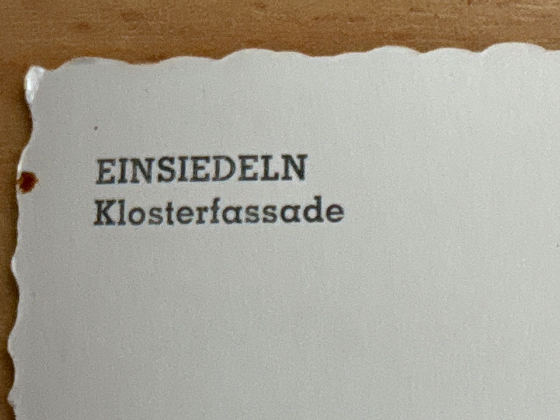 Cartoline postali: Alte Ansichtskarte Einsiedeln Klosterfassade,Top Zustand! – Usato da Ibach venduto da lisch3 2
