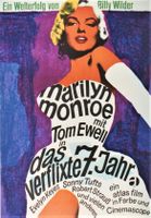 MARILYN MONROE  DAS VERFLIXTE 7. JAHR 1966 Original Plakat