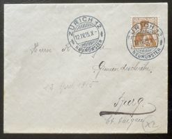 Originaler Schweizer Luftpostbrief. • Aufgabe: Zürich Flugpo