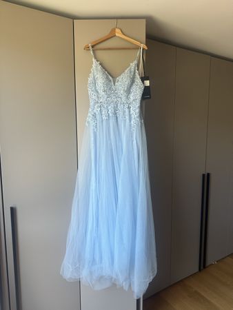 Abendkleid Babyblau Gr 42