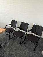 3x Girsberger Bürostuhl Connexion Schwarz - Top Zustand!
