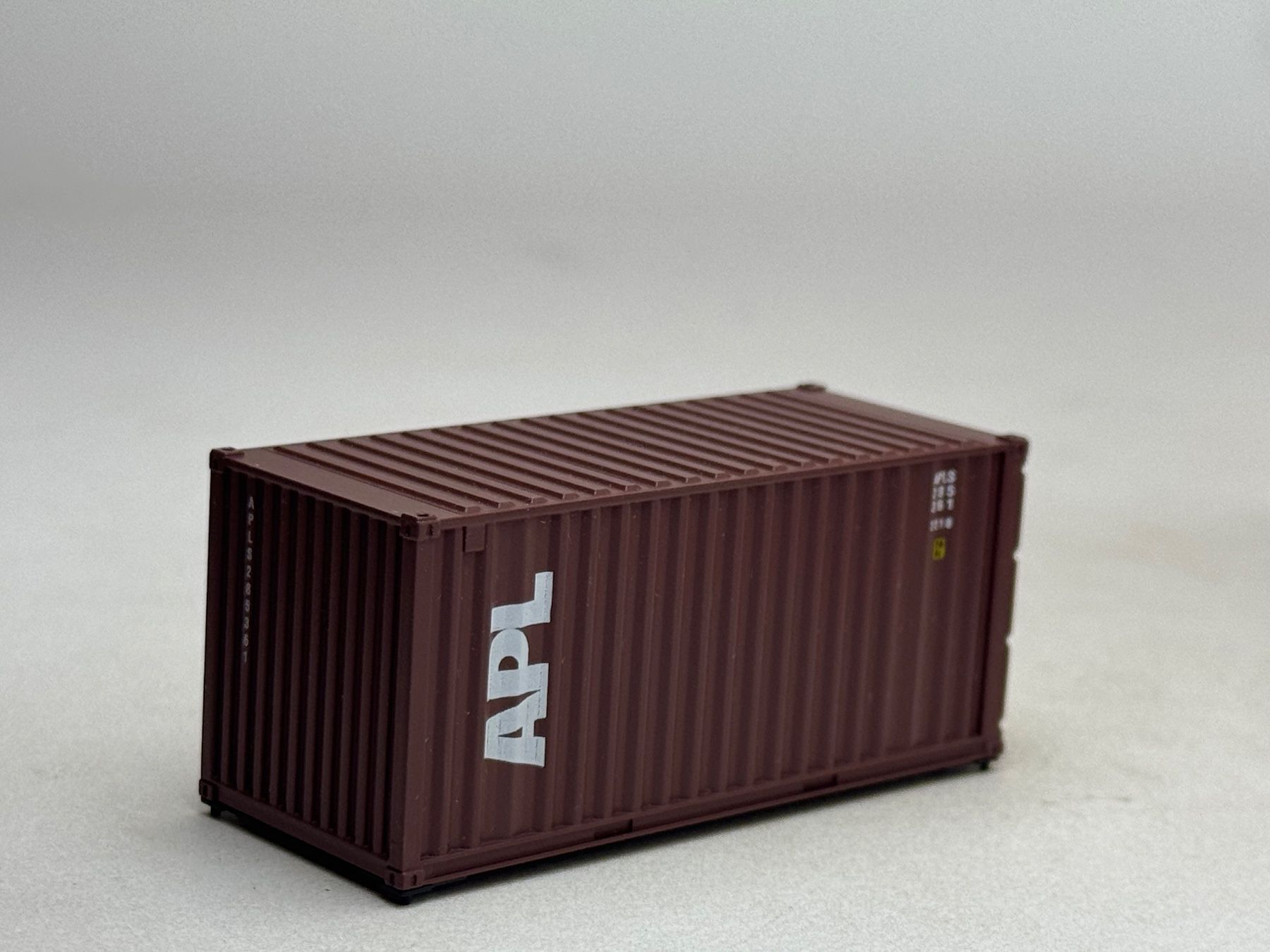 Modellini di ferrovie: EB- 20 Ft. Container APL braun – Usato da Elm venduto da Wikmtz