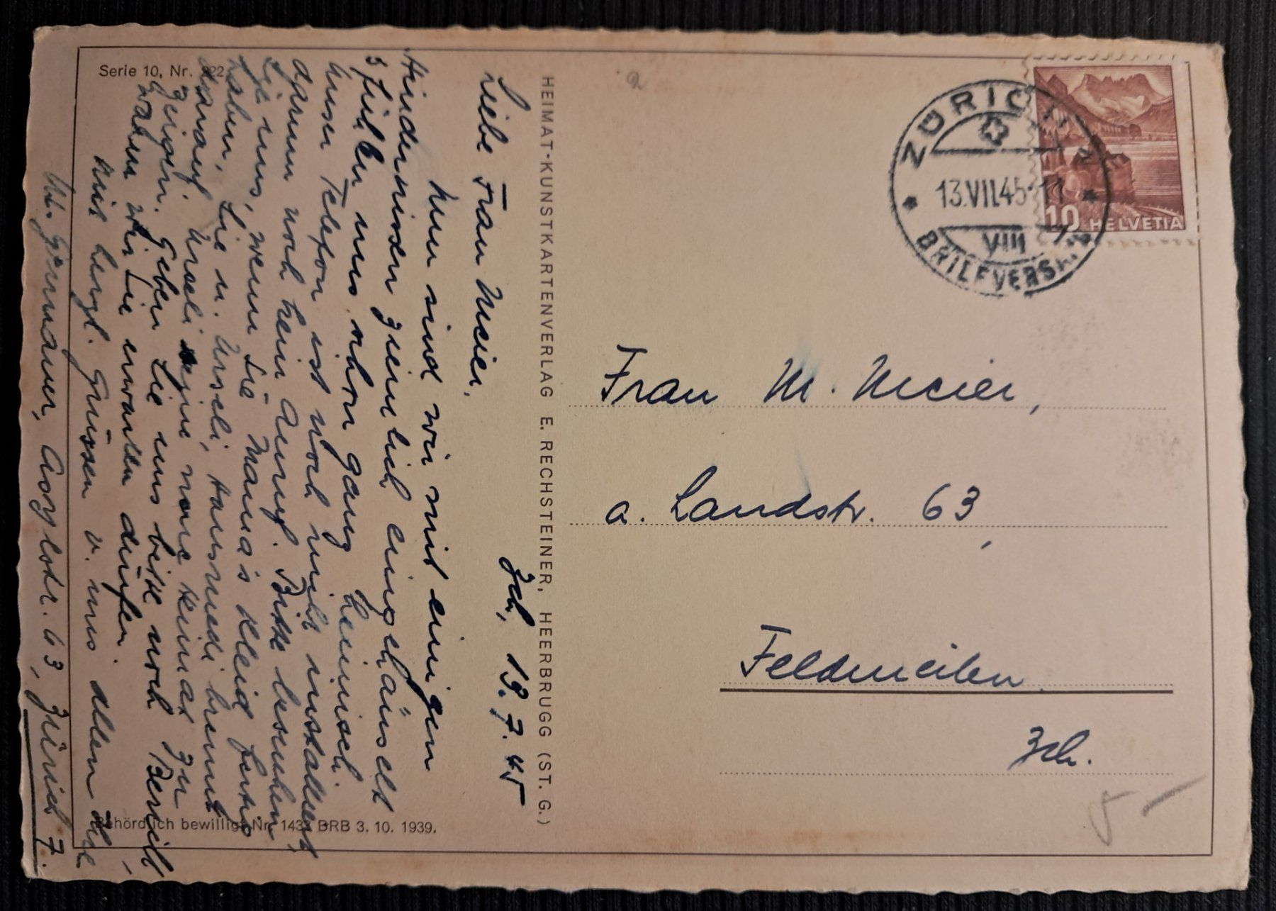 Cartoline postali: SEEALPSEE 1945 – Usato da Ponto Valentino venduto da giorgia06 1