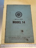 buch, heft, AJS model 14, 250 c.c.-o.h.v.
