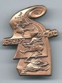 Basler Plaketten & Abzeichen: Fasnachtsplakette Basel, "Blaggedde" 2004 (Bronce) – Gebraucht aus Zürich von t24_de