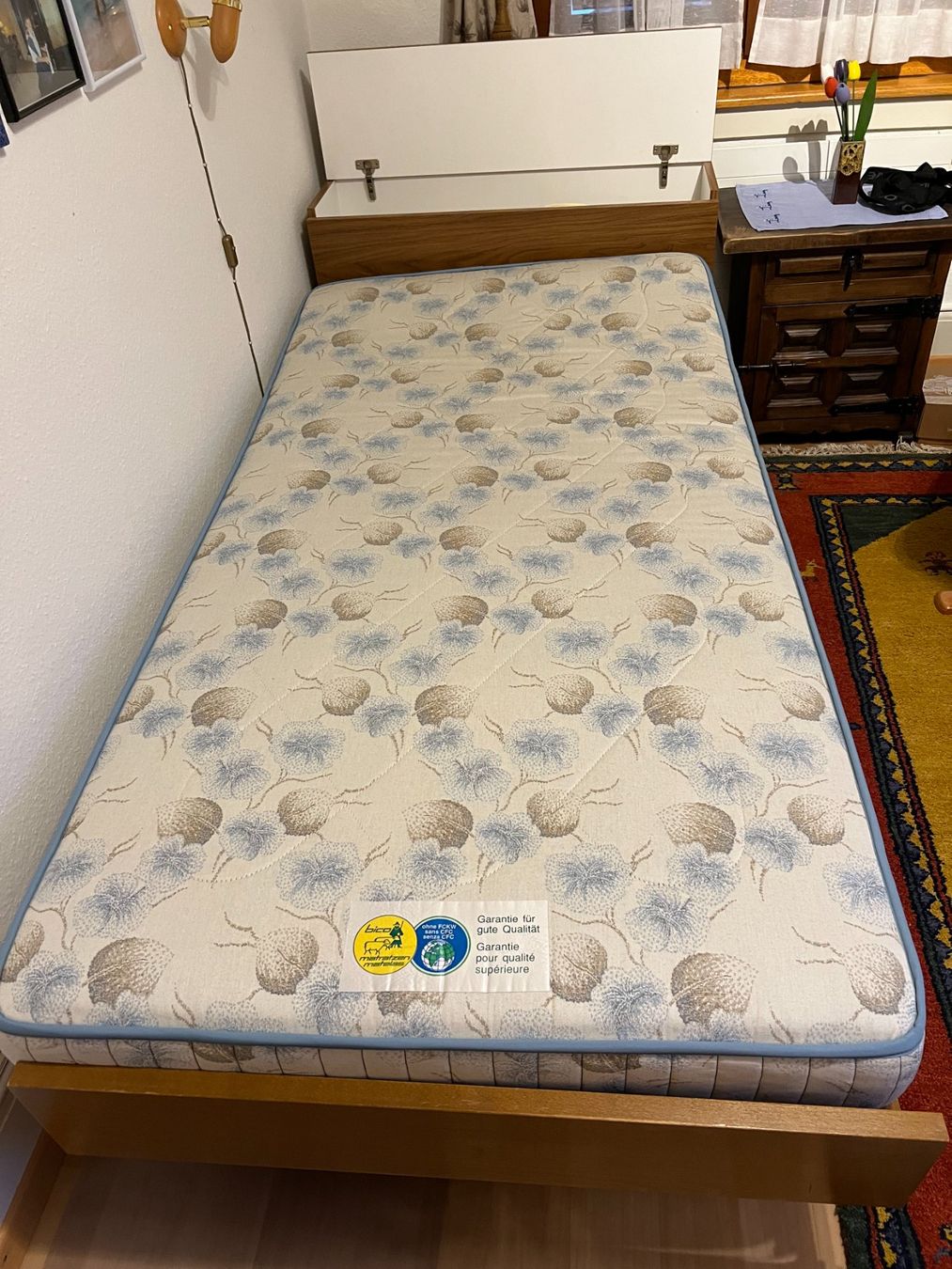 Letti: Einzelbett mit Matratze Breit=95cm/Lang=190cm – Usato da Wettingen venduto da pozza01 4