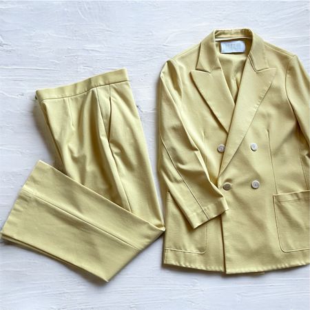Harris Wharf London Set Blazer & Hose gelb IT 42