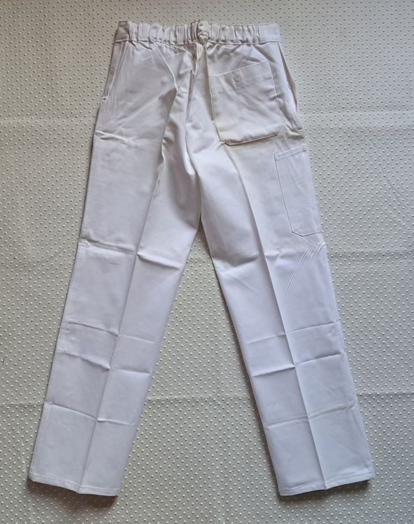 Pantaloni: Weisse Arbeitshose Malerhose Fischer Pêcheur Gr. 50 – Nuovo (secondo la descrizione) da Gysenstein venduto da joshuas81 4