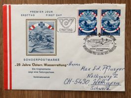 FDC 19.3.1982, 25 Jahre Österr. Wasserrettung