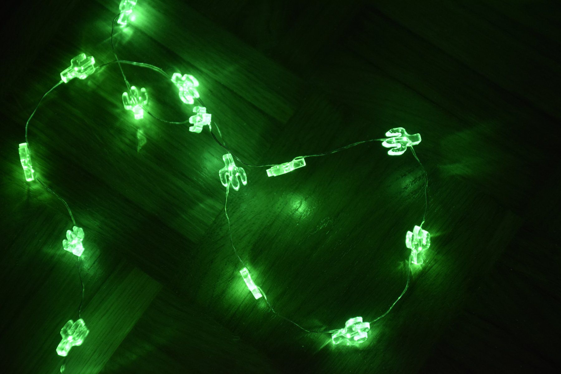 Ghirlande e barre luminose: Lichtkette Kaktus 40 LED Nr. 84 – Nuovo e nell'imballaggio originale da Wetzikon ZH venduto da Wetzicardo25 1