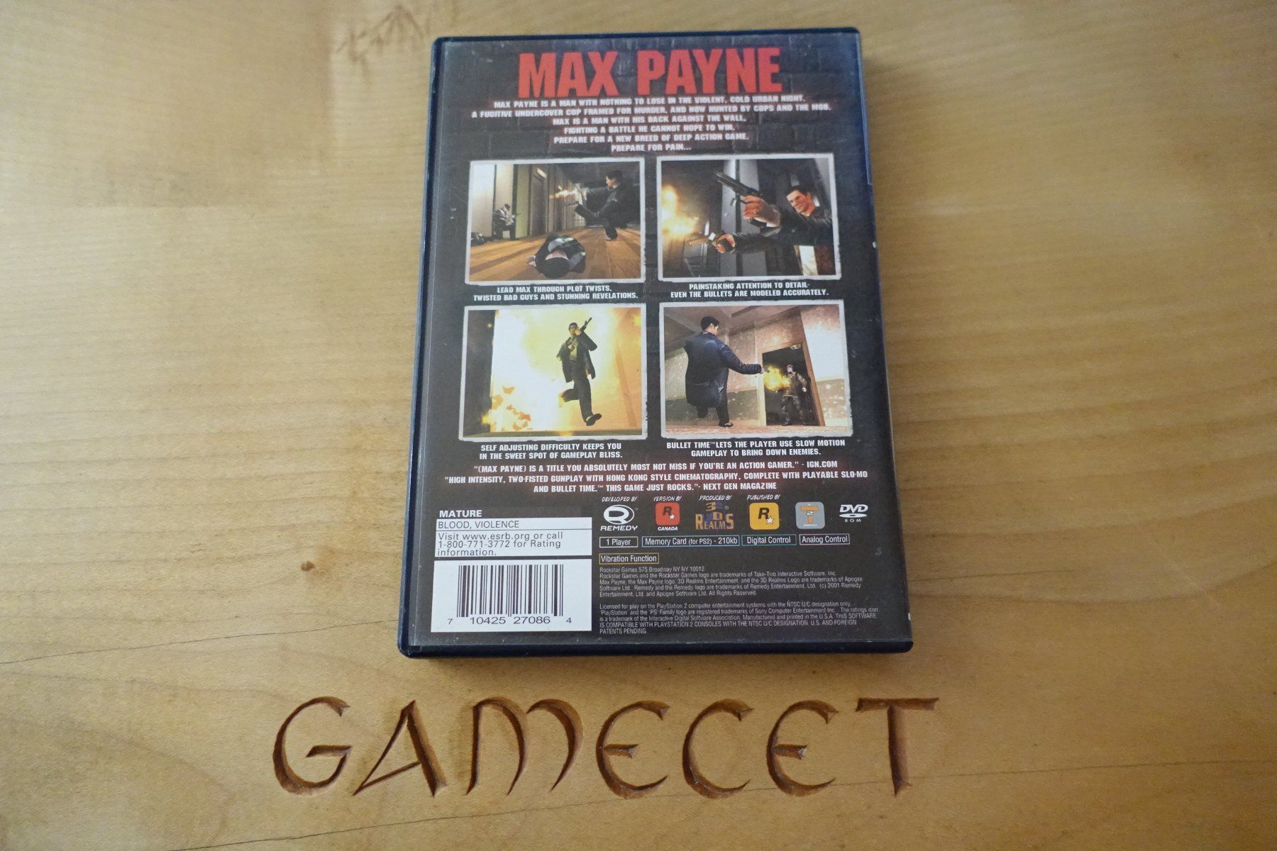 Sony Giochi: Max Payne - Amerika – Usato da Steinach venduto da Gamecet 2