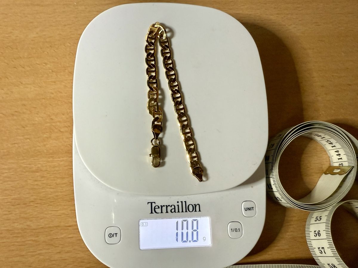 Bracciali & Braccialetti: Vintage Goldfarbenes Stahlarmband – Usato da Lamone venduto da LaCantinaMagica 3