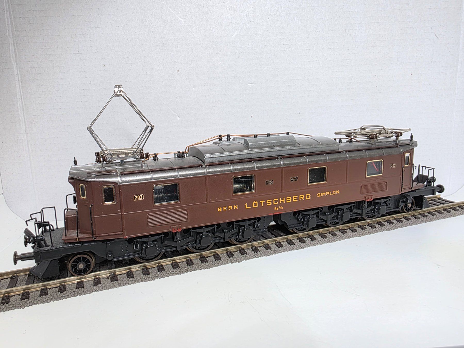 Roxy Modelleisenbahnen: ROXY BLS Be 6/8 No 203 Breda Analog AC – Gebraucht aus Schwarzenburg von hebusch54 6