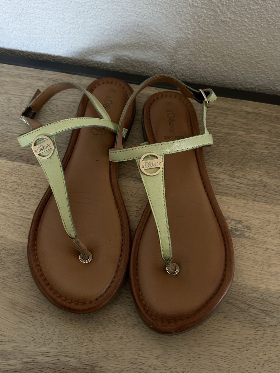 S.Oliver Scarpe da donna: S.Oliver Sandalen, hellgrün, Grösse 39 – Usato da Lenzburg venduto da selabella 4
