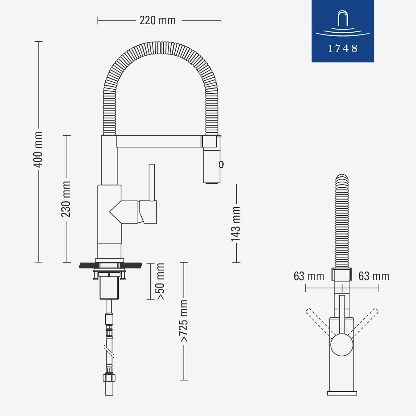 Rubinetteria: Villeroy & Boch Steel Expert Compact – Nuovo e nell'imballaggio originale da Bottighofen venduto da zaap 6