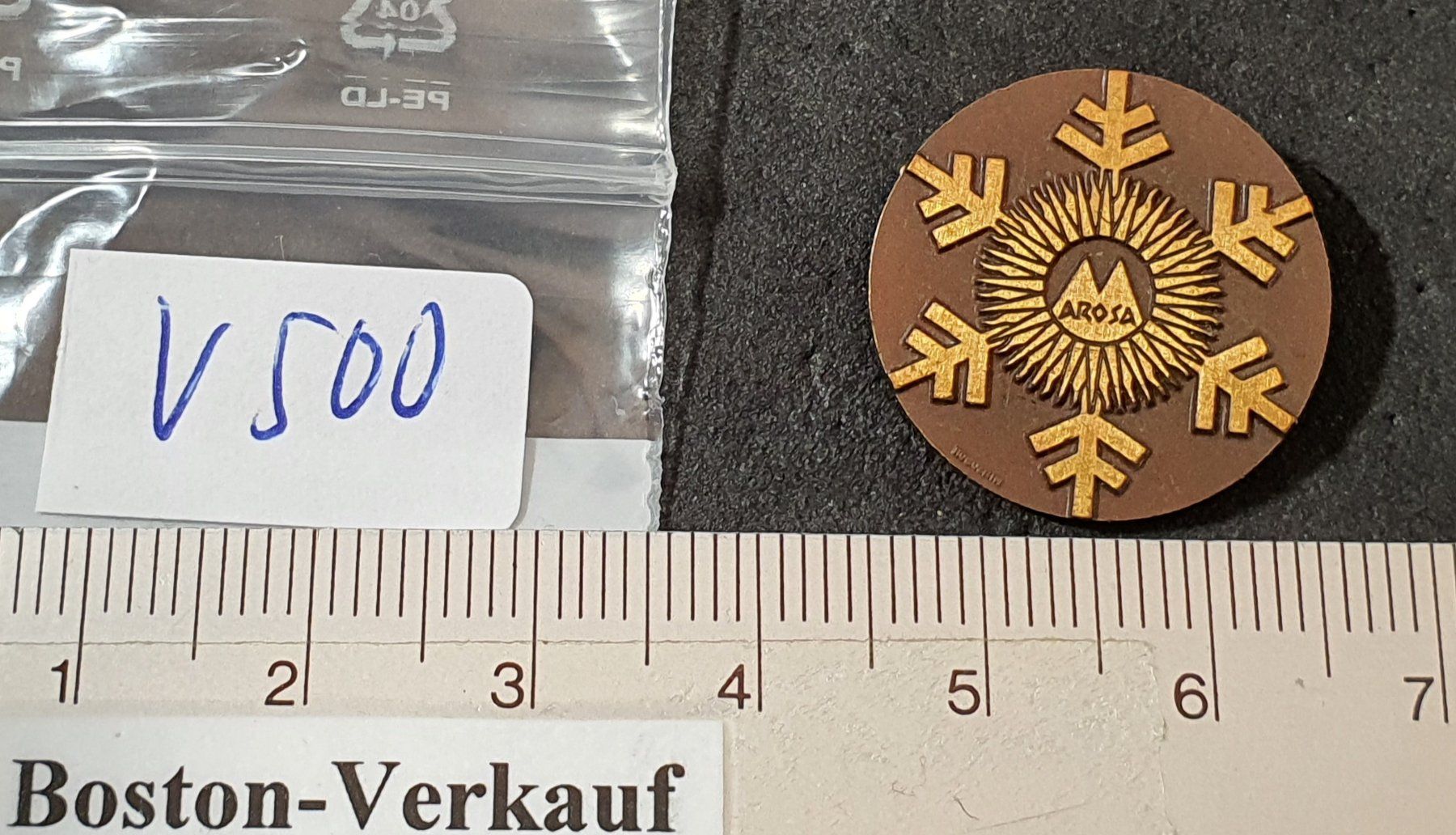 Spille & Fermagli: V500 - Alte Brosche AROSA – Usato da Reinach BL venduto da Boston-Verkauf 2