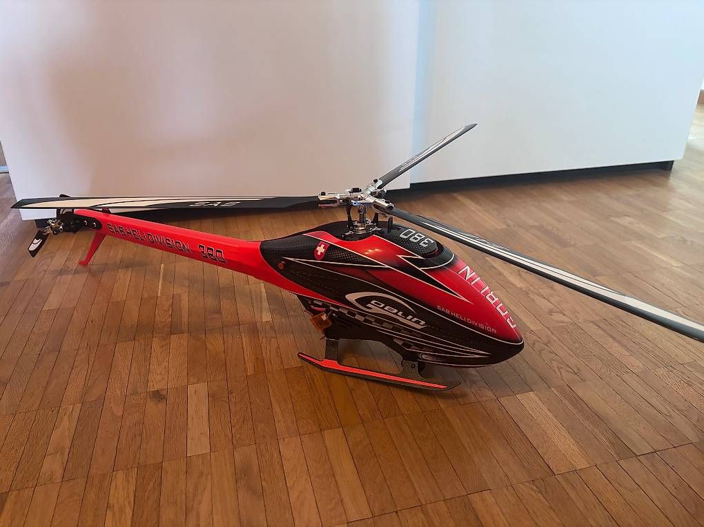 SAB Modellismo RC: Hélicoptère Sab Goblin 380 tripales – Usato da Genève venduto da Sabgoblin 4