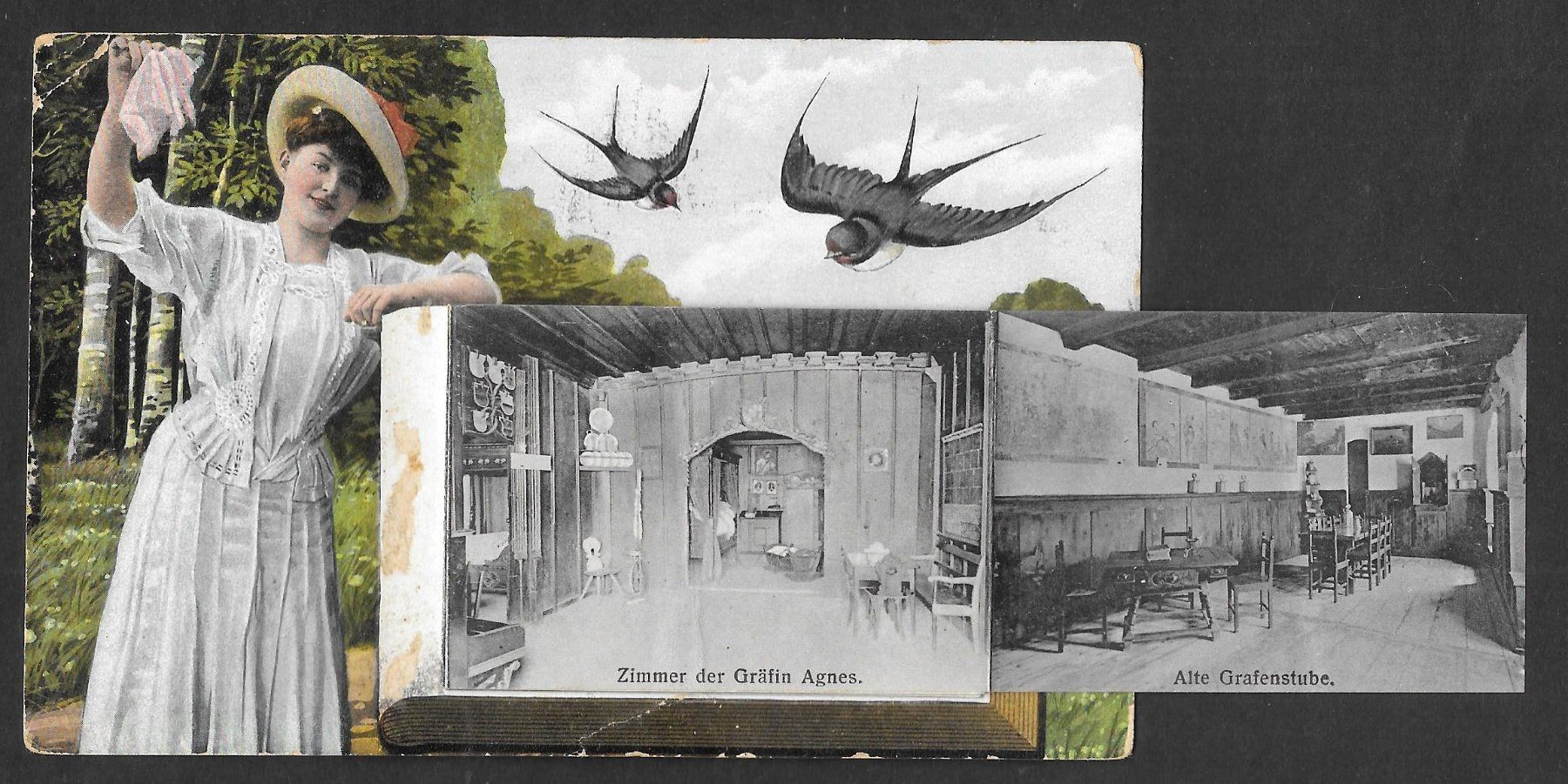 Cartoline postali: Sargans Leporellokarte 8 Bilder – Usato da Olten venduto da clotaldi 3