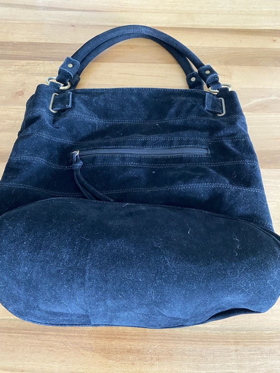 Borse da donna: Toller Shopper in Wildlederoptik, black – Usato da Hittnau venduto da Birdie68 2