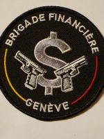 Polizei Badge Brigade financière Genève neu Stoff
