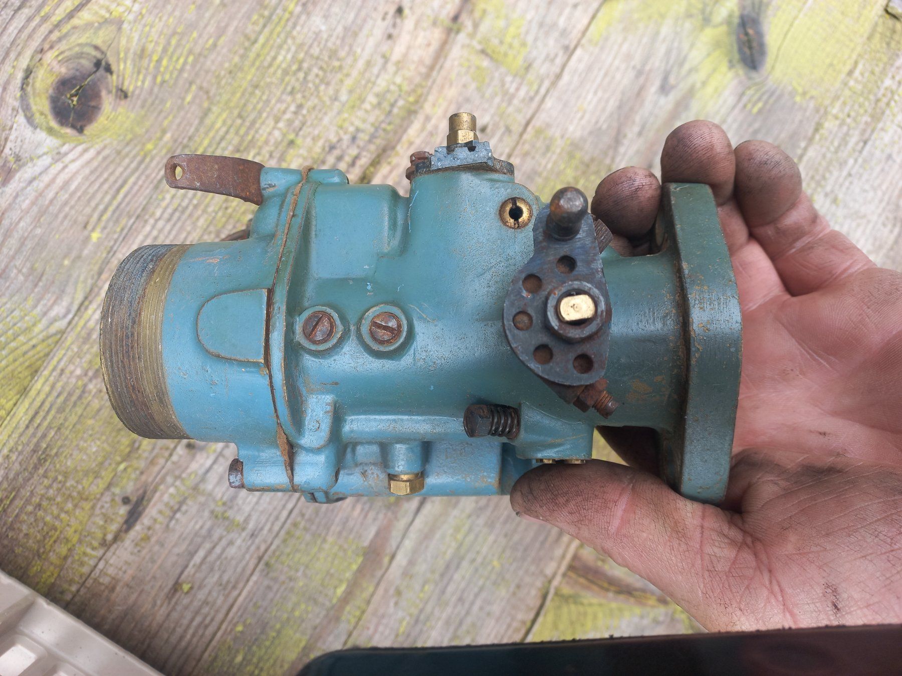 Tutti pezzi di ricambio auto: rarer Oldtimer Messing / Bronze Vergaser WEBER Tipo 36 DR3 – Usato da Dulliken venduto da Dullikenlerchclassic 1