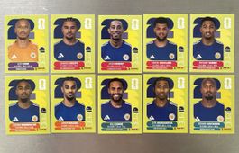 Panini WM 26 Sticker CUW 2,3,6,7,8,10,11,15,16,19
