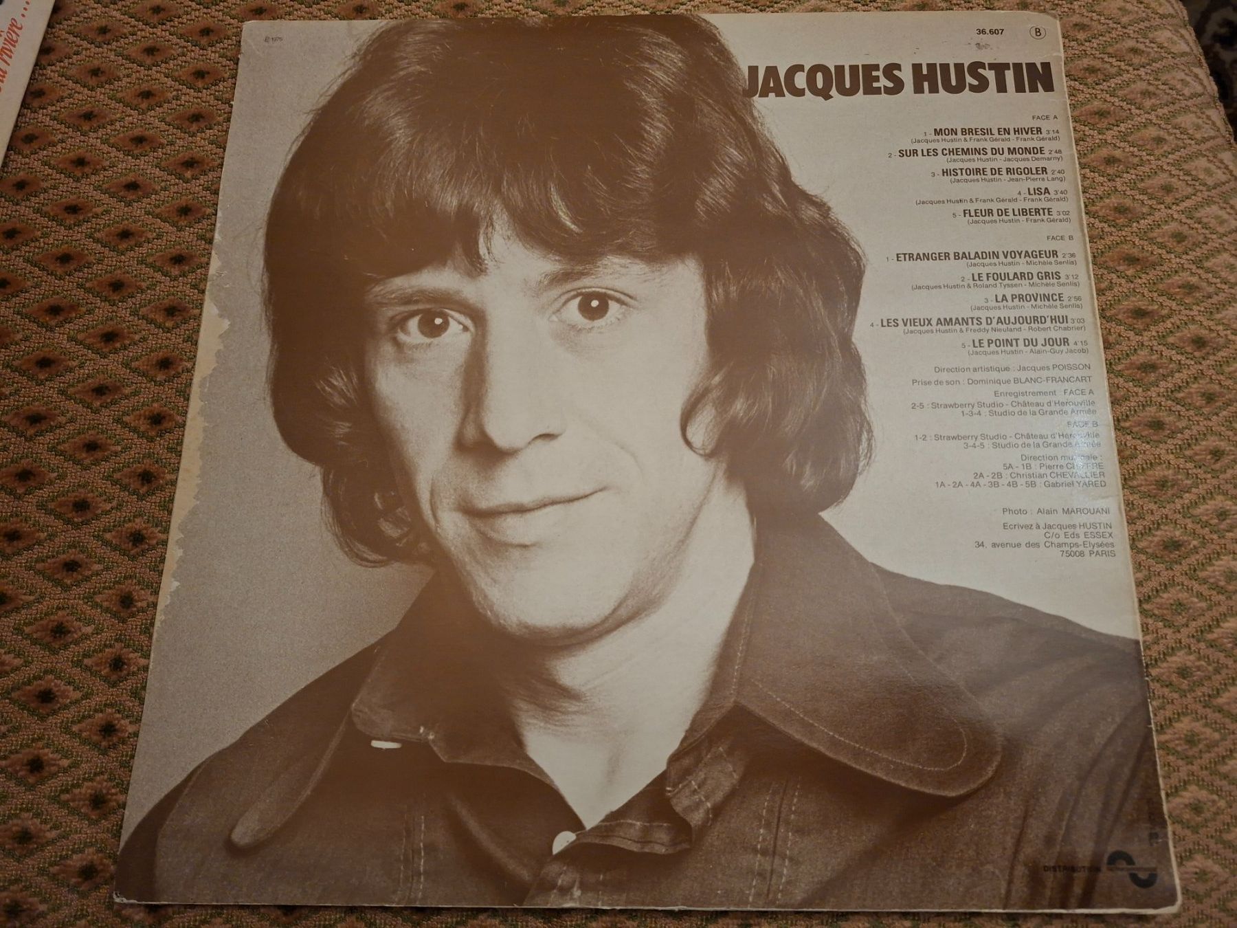 Schallplatten: French Folk - Jacques Hustin - 1975 – Gebraucht aus Bernex von Wannabehasbeen01 1