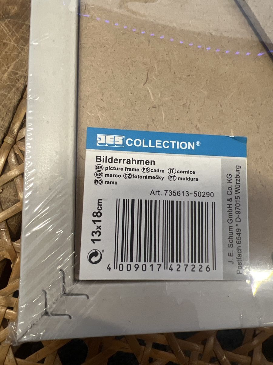 Cornici: Bilderrahmen 13x18cm weiss neu & originalverpackt – Nuovo (secondo la descrizione) da Rorschach venduto da TrendyDeals 1
