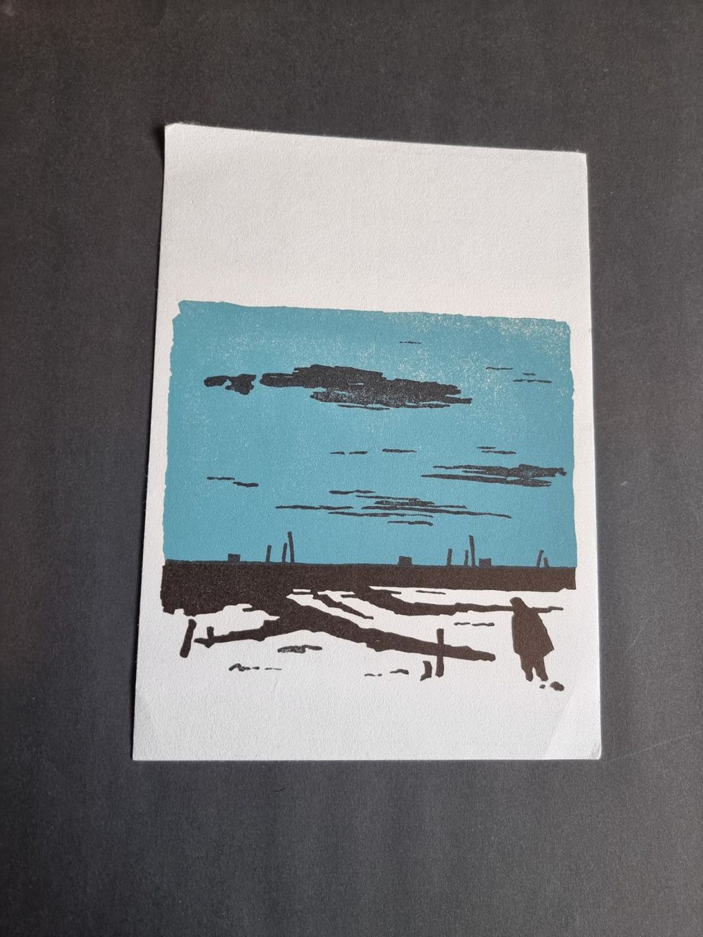 Xilografie: ERNST GRAF HOLZSCHNITT GRÖSSE 22X15CM – Usato da Gersau venduto da kunst-online 1