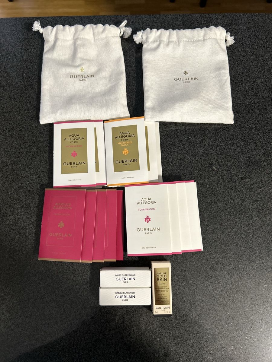 Guerlain Parfum & Eau de Toilette: Guerlain Parfum Proben Set Neu! – Neu und originalverpackt aus Zürich von Nutla