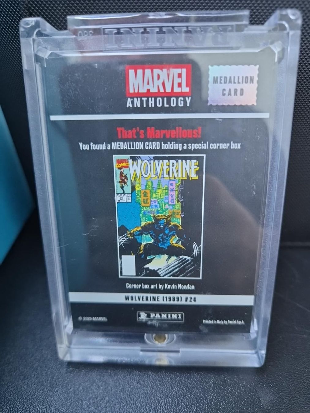 Marvel Sammelbilder & Trading cards: Carte Panini Marvel Anthology Wolverine médaillon – Gebraucht aus Attalens von Thominho 1