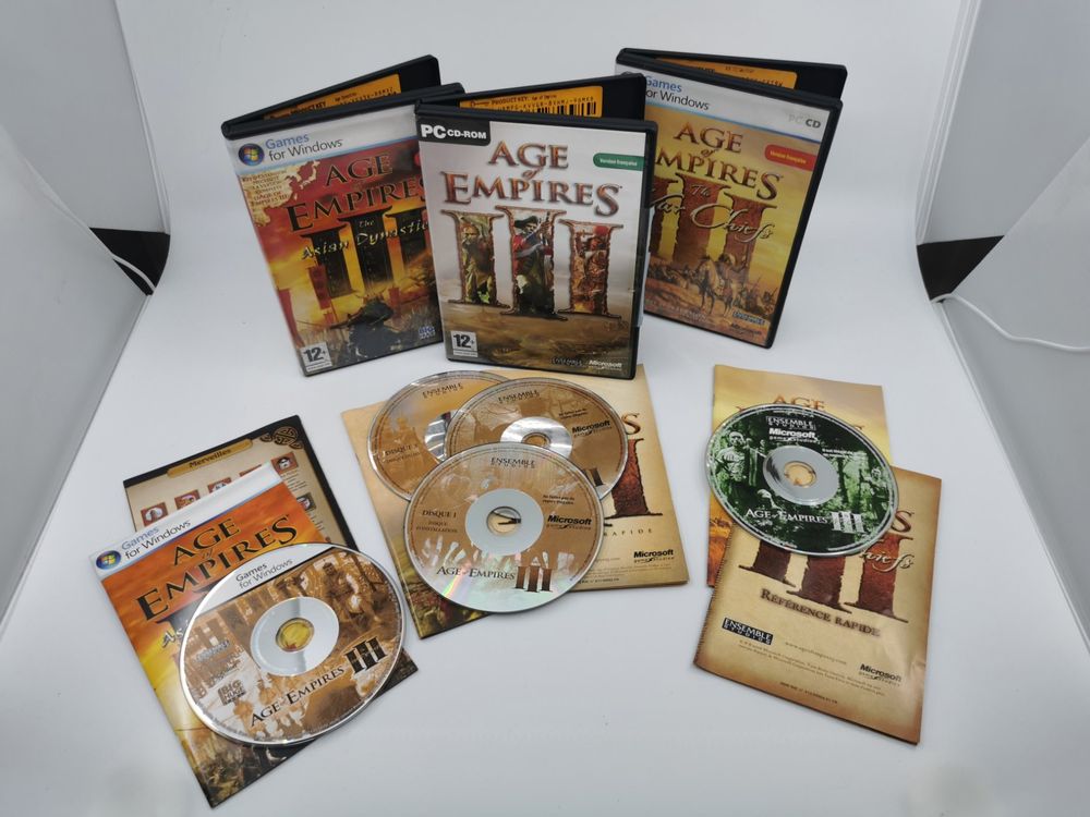 Extensions Age Of Empires III: The Asian Dynasties + The War Chiefs - Complet PC - Très Bon état
