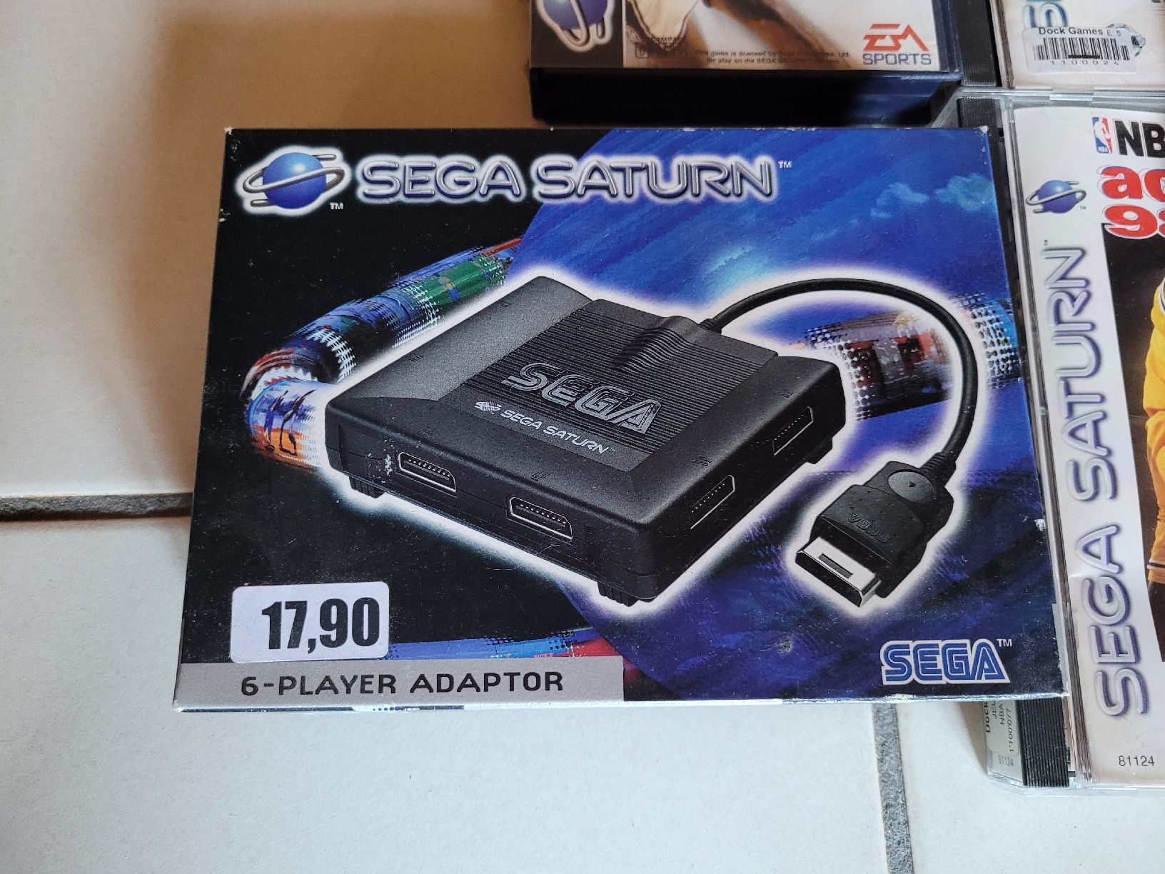 Sega Giochi: Sega Saturn US Spiele Big Box & 6 Player Adaptor – Usato da Grandson venduto da ais4me 1
