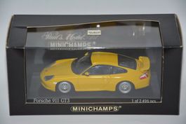 Porsche 911 (996) GT3 1999 , Speedgelb ,  Minichamps , 1:43