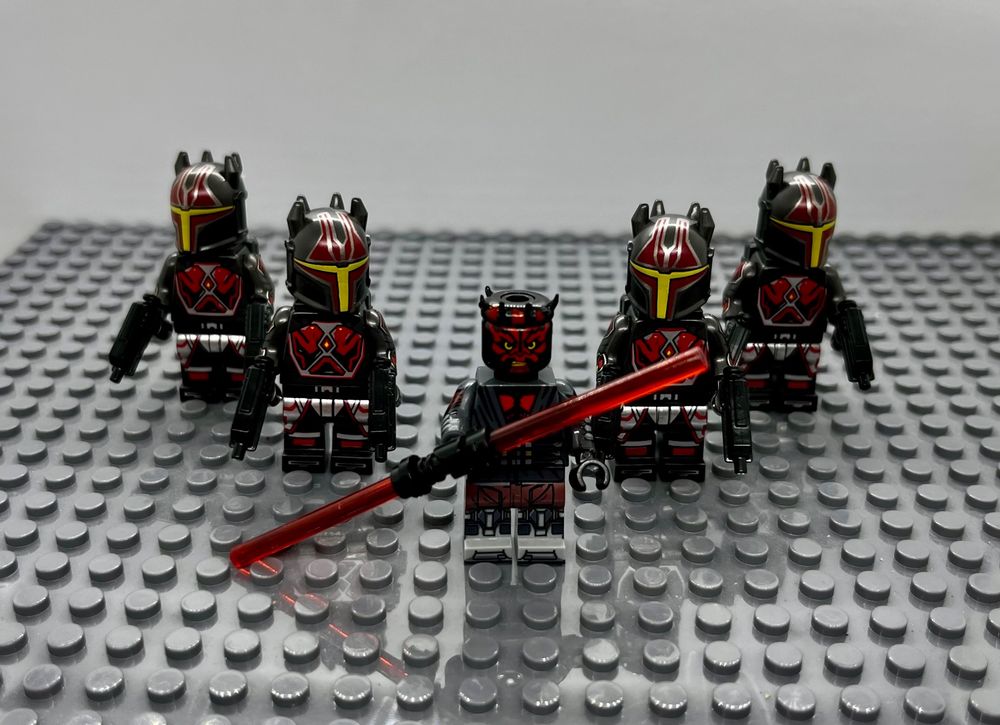 Darth Maul + 4 Mandalorian Super Commandos Minifiguren (Neu (gemäss ...