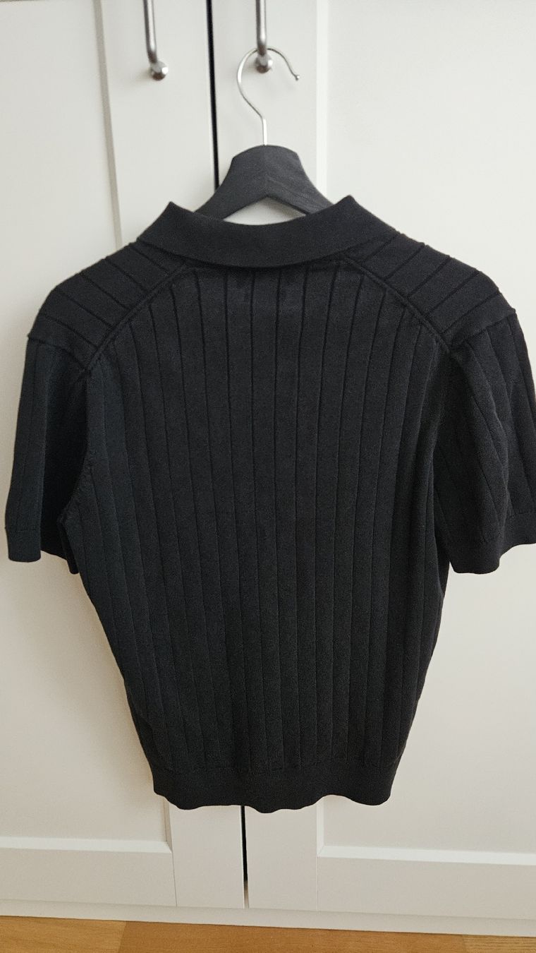 Massimo Dutti Magliette Polo: Massimo Dutti Poloshirt Schwarz, Grösse S – Usato da Wetzikon ZH venduto da ELIVNE 2